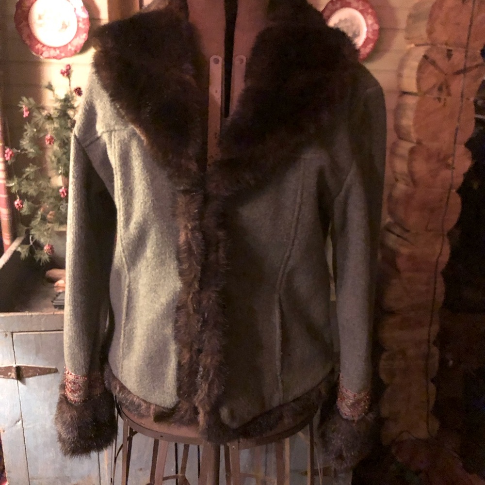 Tasha Polizzi Collection green jacket